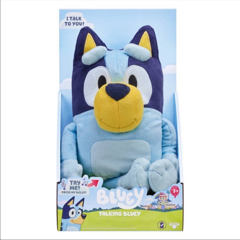bluey talking plush